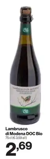 In'S Mercato Lambrusco di Modena DOC Bio offerta