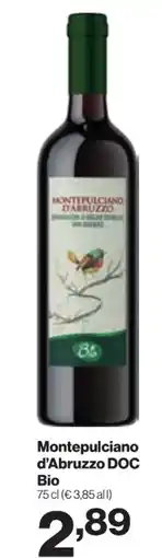 In'S Mercato Montepulciano d'Abruzzo DOC Bio offerta