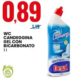 Eurospin WC Candeggina gel con Bicarbonato Dexal offerta