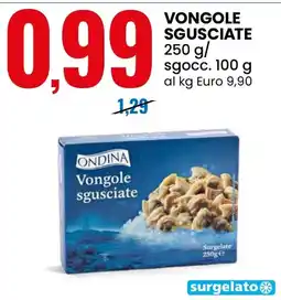 Eurospin ONDINA Vongole sgusciate offerta