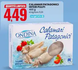 Eurospin Calamari Patagononici Ondina offerta