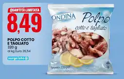 Eurospin Ondina Polpo cotto e tagliato offerta