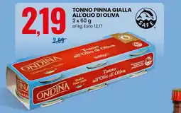 Eurospin Ondina tonno pinna gialla all'olio di oliva offerta