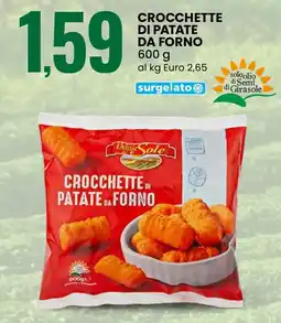 Eurospin Crocchette di Patate da Forno offerta