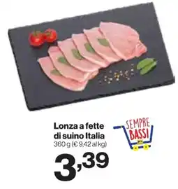 In'S Mercato Lonza a fette di suino Italia offerta
