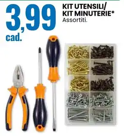 Eurospin KIT UTENSILI/ KIT MINUTERIE* offerta