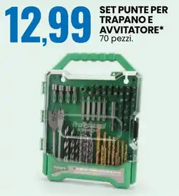 Eurospin Punte per trapano e avvitatore Professional offerta