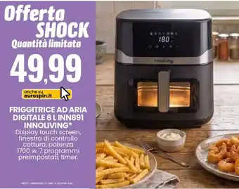 Friggitrice ad aria digitale 8 L INN891 INNOLIVING