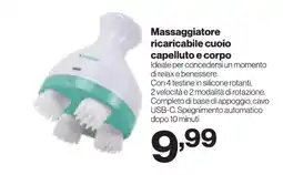In'S Mercato Massaggiatore ricaricabile cuoio capelluto e corpo offerta