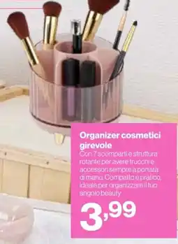 In'S Mercato Organizer cosmetici girevole offerta