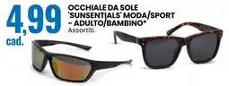 Eurospin OCCHIALE DA SOLE 'SUNSENTIALS' MODA/SPORT offerta