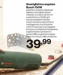 In'S Mercato Smerigliatrice angolare Bosch offerta