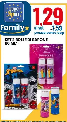 Eurospin Bolle di Sapone offerta
