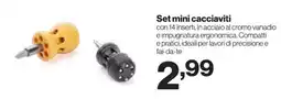 In'S Mercato Set mini cacciaviti offerta