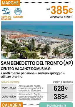 Eurospin CENTRO VACANZE DOMUS M.G. offerta