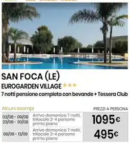 Eurospin Eurogarden Village offerta