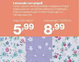 In'S Mercato Lenzuolo con angoli offerta