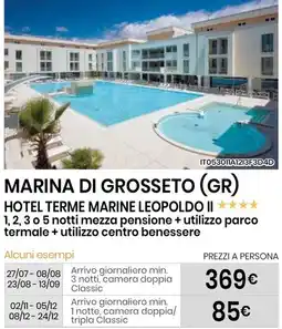 Eurospin HOTEL TERME MARINE LEOPOLDO II offerta