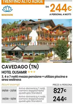 Eurospin Hotel Olisamir offerta