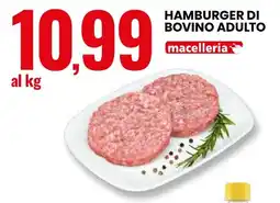 Eurospin HAMBURGER DI BOVINO ADULTO offerta