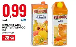 Eurospin BEVANDA ACE/MULTIVITAMINICO offerta