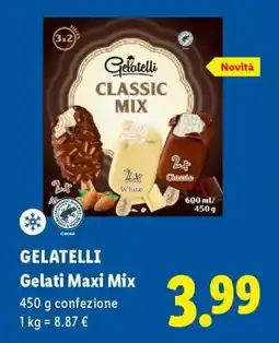 Lidl GELATELLI Gelati Maxi Mix offerta