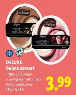 Lidl DELUXE Gelato dessert offerta