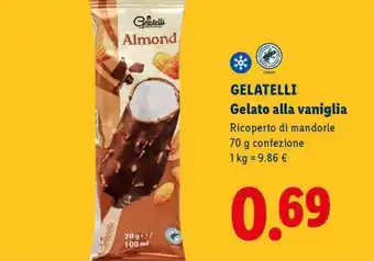 Lidl GELATELLI Gelato alla vaniglia offerta