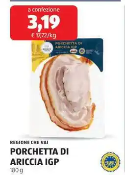 ALDI Porchetta Di Ariccia IGP offerta