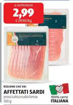 ALDI AFFETTATI SARDI offerta