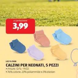 ALDI CALZINI PER NEONATI, 5 PEZZI offerta