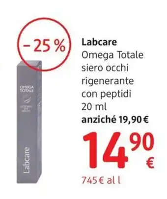 Labcare Omega Totale siero occhi rigenerante con peptidi