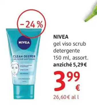 NIVEA gel viso scrub detergente