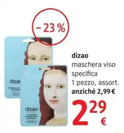 dm drogerie markt dizao maschera viso specifica offerta