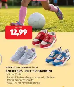 ALDI SNEAKERS LED PER BAMBINI offerta