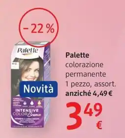 dm drogerie markt Palette colorazione permanente offerta