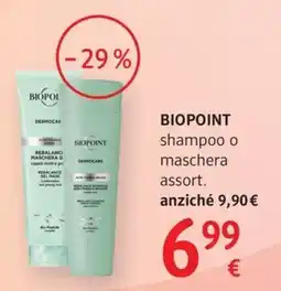 dm drogerie markt BIPOINT shampoo o maschera offerta
