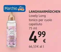 dm drogerie markt LANGHAARMÄDCHEN Lovely Long tonico per cuoio capelluto offerta