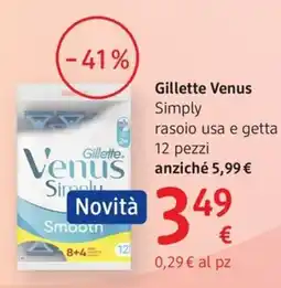 dm drogerie markt Gillette Venus Simply offerta