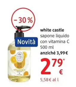 dm drogerie markt white castle sapone liquido con vitamina C offerta
