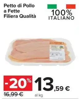 Carrefour Express Petto di Pollo a Fette Filiera Qualità offerta