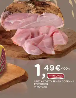 Orvea Speck cotto senza cotenna Pfitscher offerta