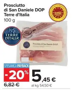 Carrefour Express Prosciutto di San Daniele DOP offerta