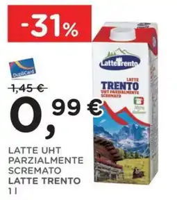 Orvea LATTE UHT PARZIALMENTE SCREMATO LATTE TRENT offerta