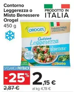 Carrefour Express Contorno Leggerezza o Misto Benessere Orogel offerta
