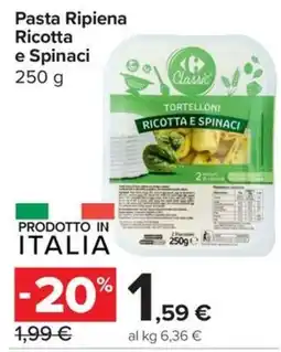 Carrefour Express Pasta Ripiena Ricotta e Spinaci offerta