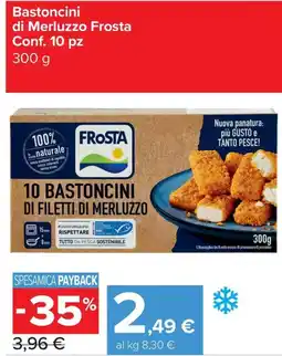 Carrefour Express Bastoncini di Merluzzo Frosta offerta