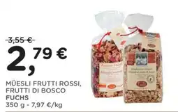 Orvea MÜESLI FRUTTI ROSSI, FRUTTI DI BOSCO FUCHS offerta