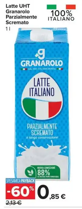 Carrefour Express Latte UHT Granarolo Parzialmente Scremato offerta