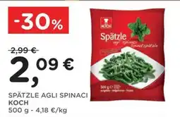 Orvea Spätzle agli spinaci KOCH offerta